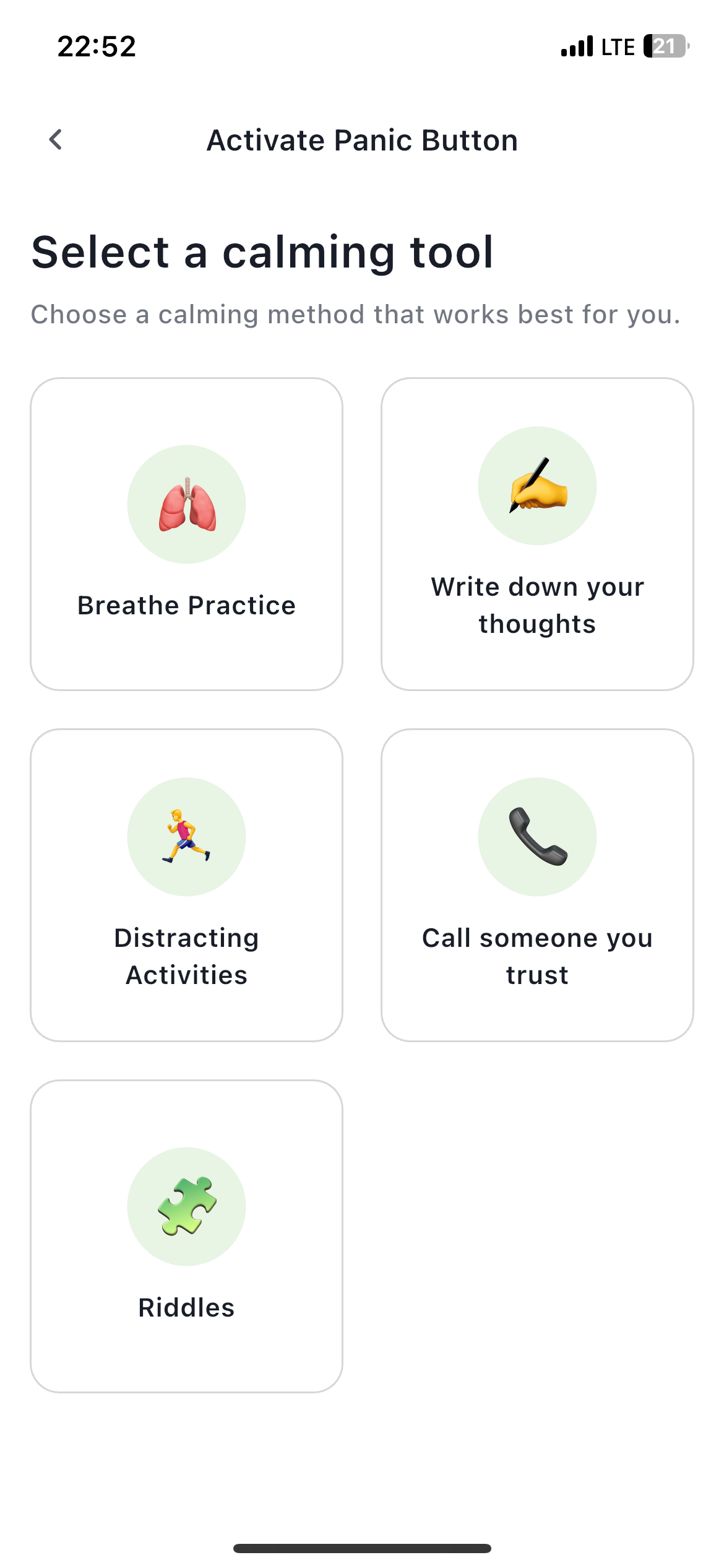 GambleCount Calming Tools