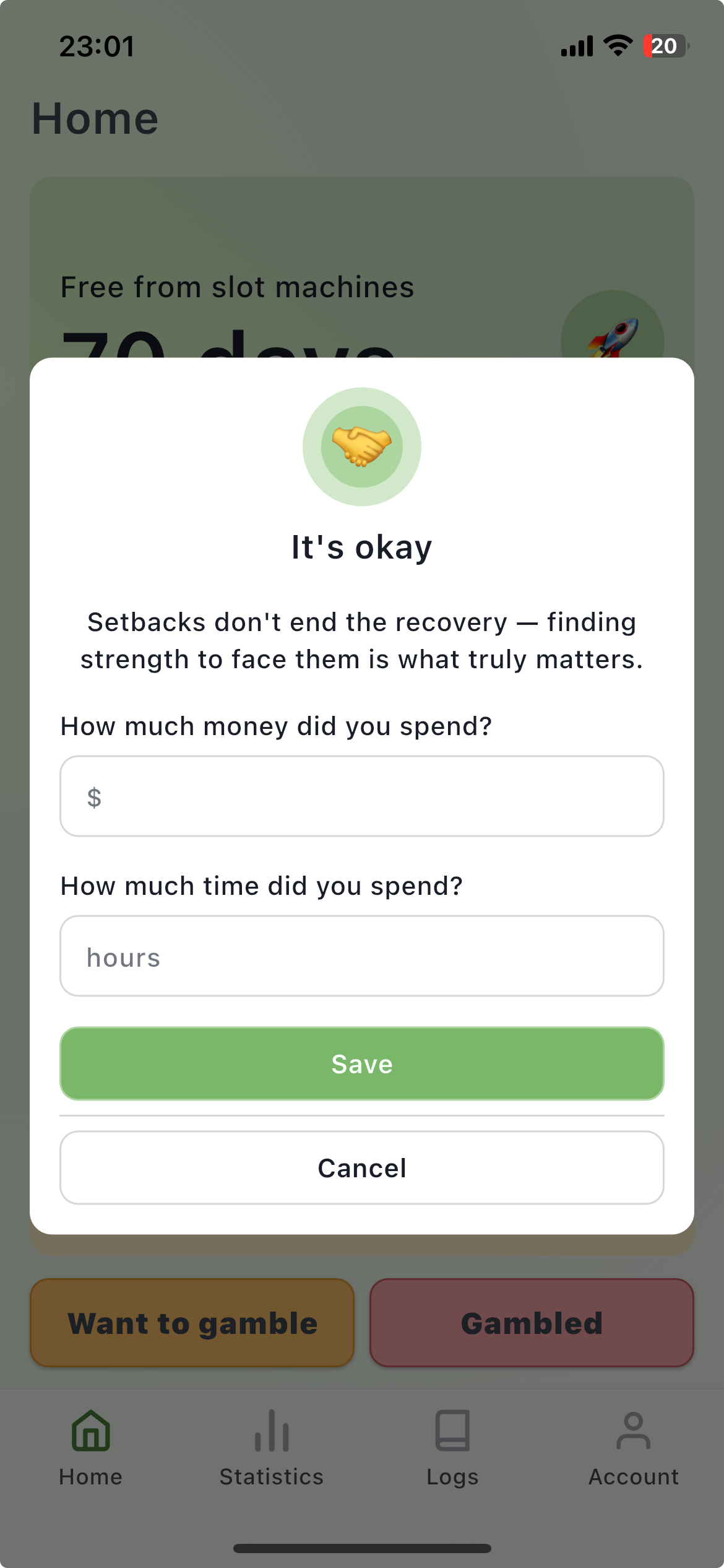 GambleCount Statistics